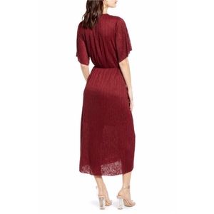 nordstrom dolman plisse midi dress